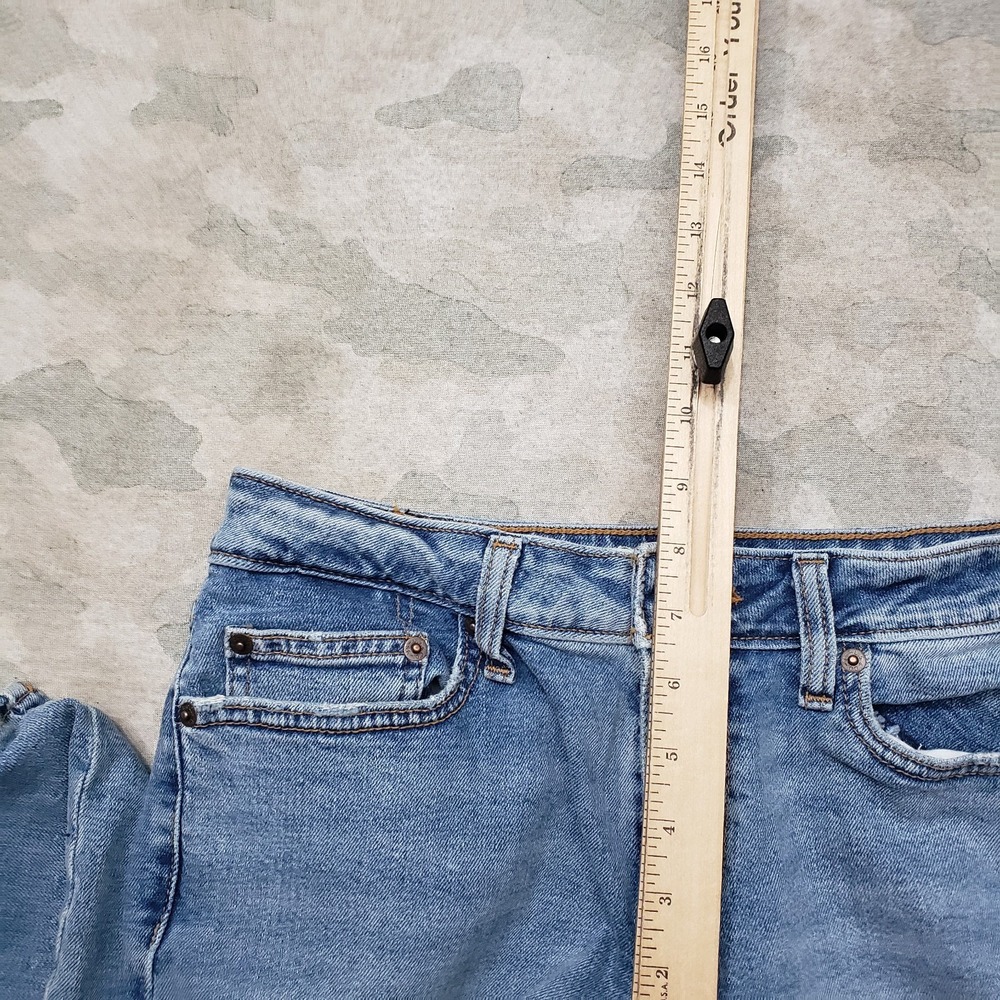 Levi's Jeans Womens 28 Blue Super low Boot Denim Medium Wash Stretch - Picture 5 of 13
